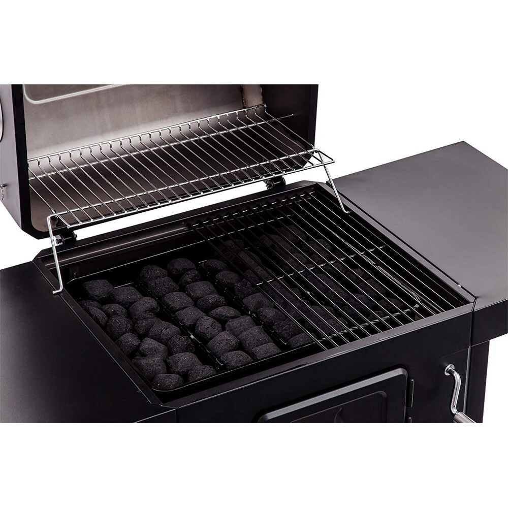 Shop Char Broil 16302038 580 Square Inch Crank Adjusting Charcoal Grill Overstock 16846218