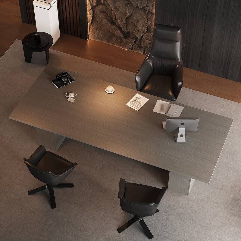 Home & Kitchen Table,118"L Large Dinning Room Table,Conference Table - 126"L - Grey