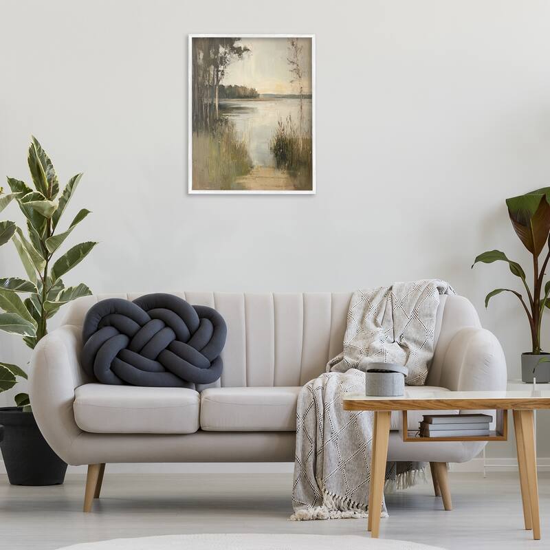 Stupell Wild Grasses by Lakeside Framed Giclee Art Design By Petal Prints Design