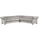 preview thumbnail 13 of 38, Knightsbridge Chesterfield L-shaped Sectional by iNSPIRE Q Artisan