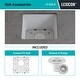 preview thumbnail 48 of 47, Lexicon Undermount Quartz 15 Inch Single Bowl Kitchen Sink Kit