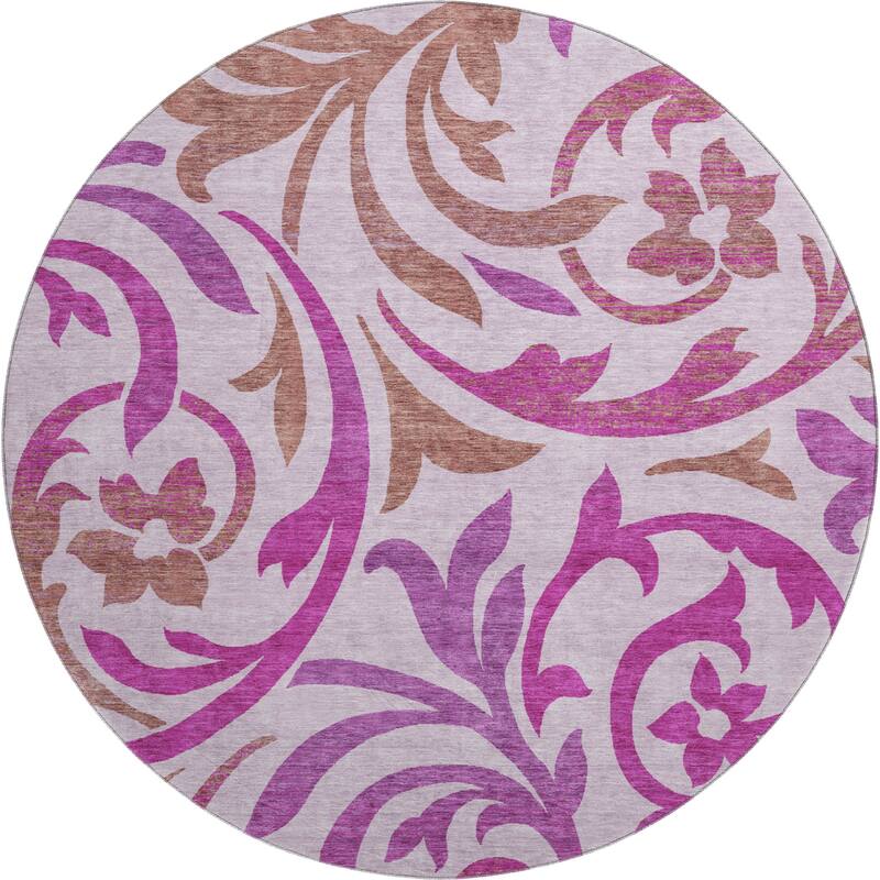 Premium Washable Super Soft Contempory Scroll Mayfield Rug