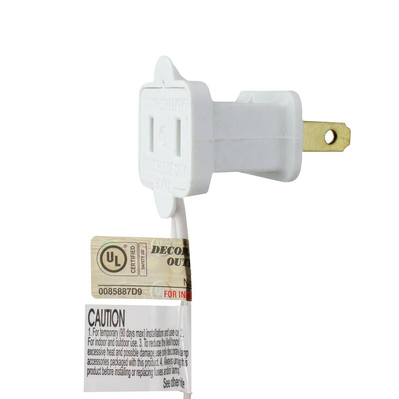 LED C7 Christmas Lights - Green - 16' White Wire - 25ct