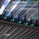 preview thumbnail 50 of 188, EROMMY Outdoor Louvered Pergola Gazebo with Adjustable Aluminum Rainproof Roof