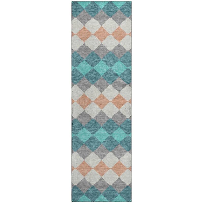 Premium Washable Super Soft Diamond Modern Mayfield Rug