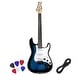 preview thumbnail 6 of 12, LyxPro 39 inch Beginner Electric Guitar & Electric Guitar Accessories Blue