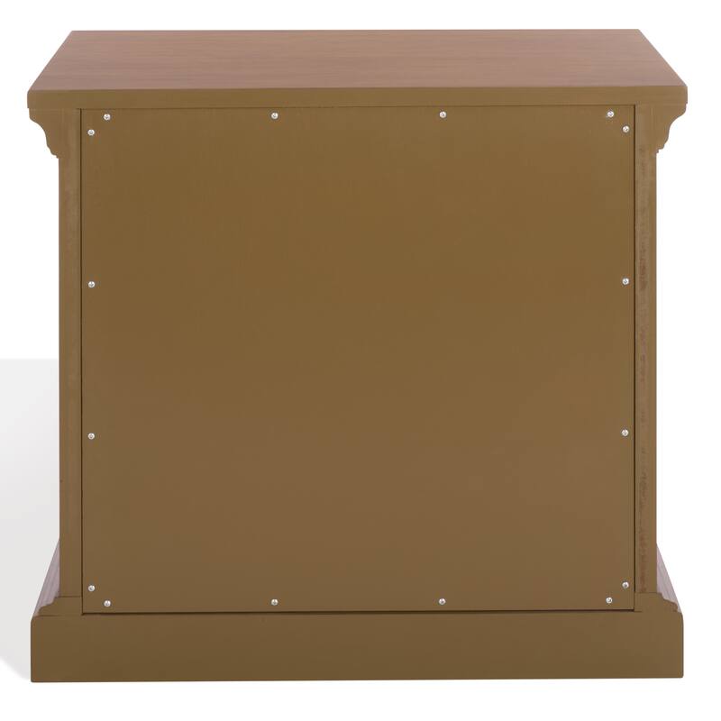 SAFAVIEH Couture Lizzy 2-Drawer Wood Nightstand