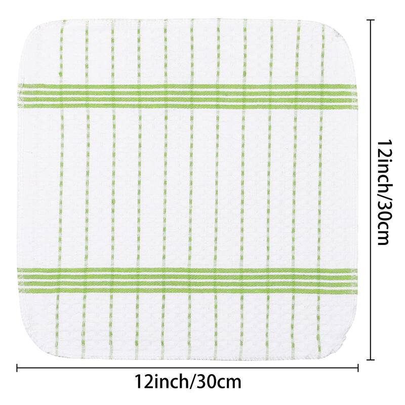 Reuseable Cleaning Cloths, Super Absorbent Cotton Cleaning Cloth Reuseable Cleaning Towels Lint Free Rags