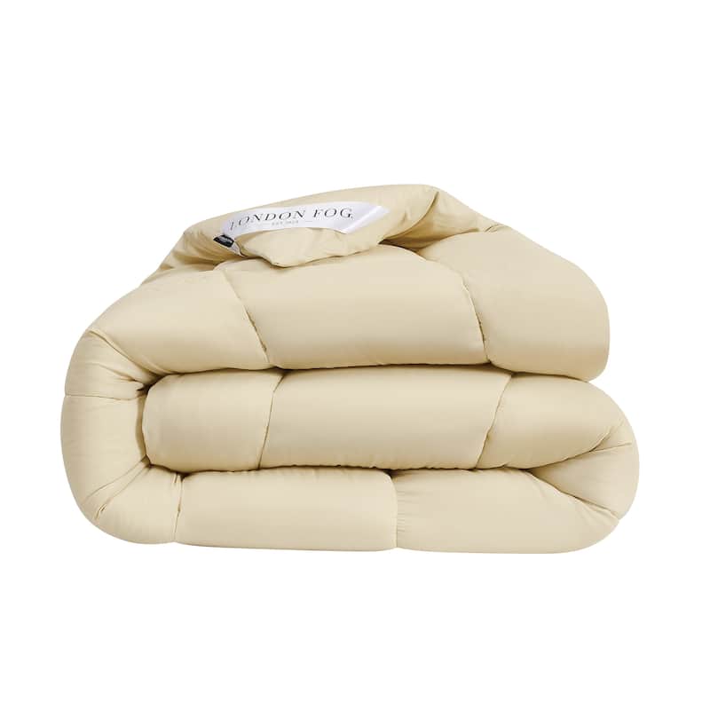 London Fog Ultra Soft Down Alternative Comforter - Khaki - Twin