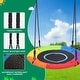 preview thumbnail 7 of 6, 9.5' Heavy Duty Tall Swing Sets for Backyard for Kids and Adults