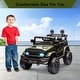 preview thumbnail 7 of 5, Ride on Truck Car w/Remote Control 3 Speeds Green