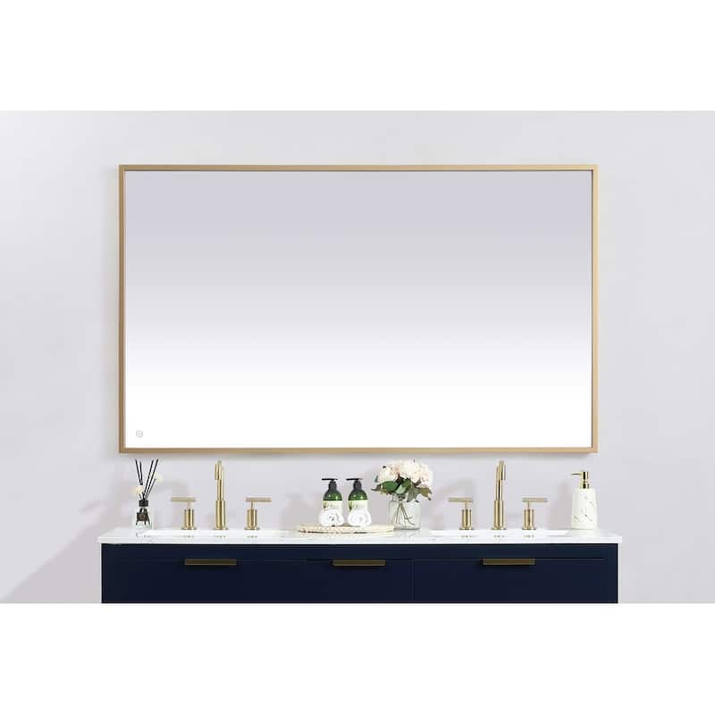 Indigo Home 36x60 inch LED mirror with adjustable color temperature