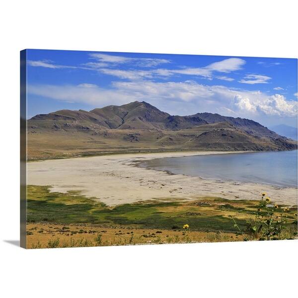 Shop White Rock Bay Antelope Island State Park Great Salt Lake Utah Canvas Wall Art Overstock 21001617