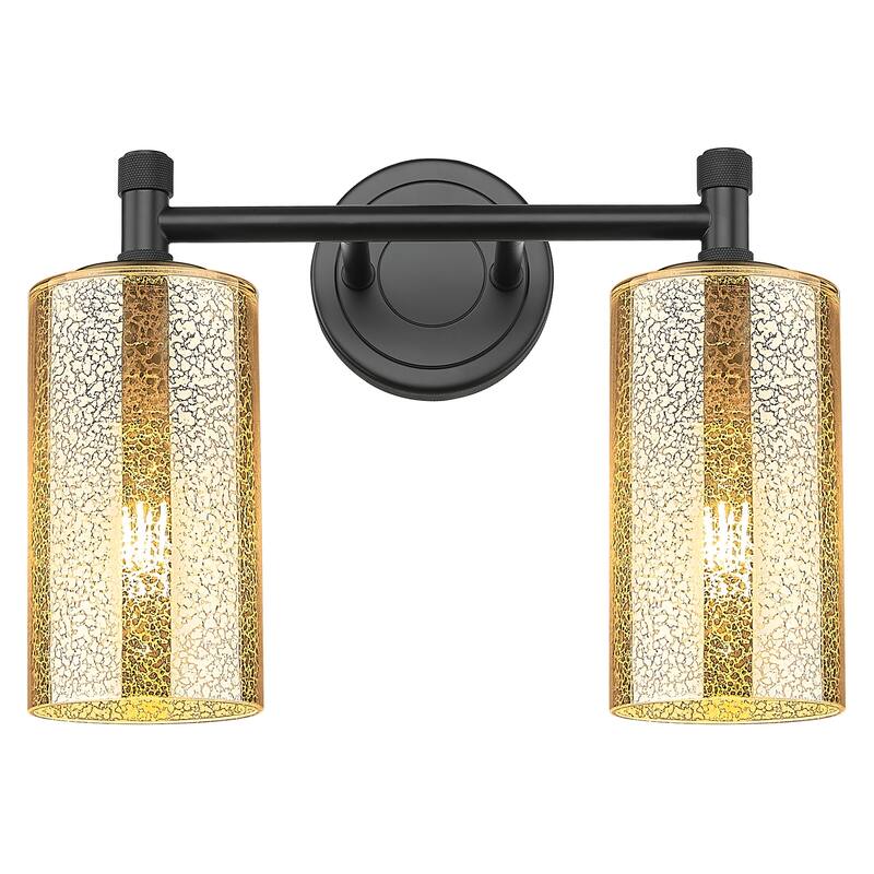 Innovations Lighting 434-2W-G434-7ME Crown Point 2 Light 14" Wide - Matte Black