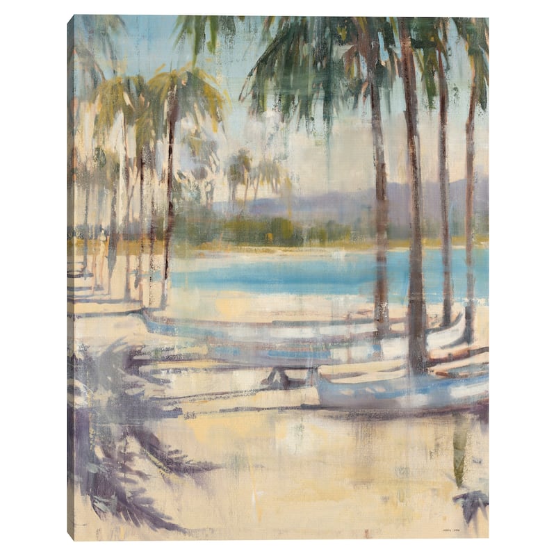 Ocean Palms by Joseph Cates Canvas Art Print