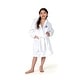 preview thumbnail 48 of 100, Sweet Kids 100% Polyester SUPER PLUSH Double Brushed Hooded Bathrobe with Navy Script Monogram