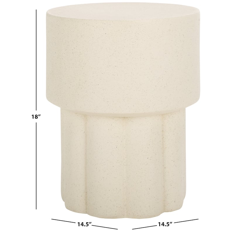 SAFAVIEH Eldrick Accent Table (Fully Assembled) - 15"W x 15"D x 18"H