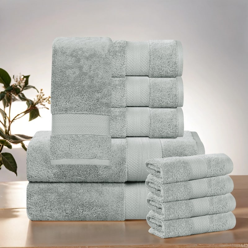 Blue Nile Mills Rio Turkish Cotton 10 Piece Towel Set