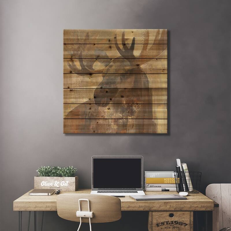 Into The Wild II Print On Wood by Albena Hristova - Multi-Color