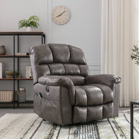 Ebello Classic Soft Lift Assist Power Recliner with USB port