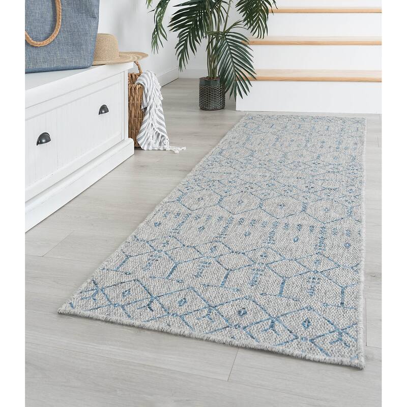 Seros Scandinavian Geometric Indoor/Outdoor Area Rug