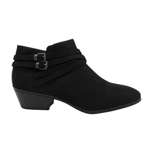 Style &amp; Co. Women�s Shoes Willow Leather Closed Toe Ankle