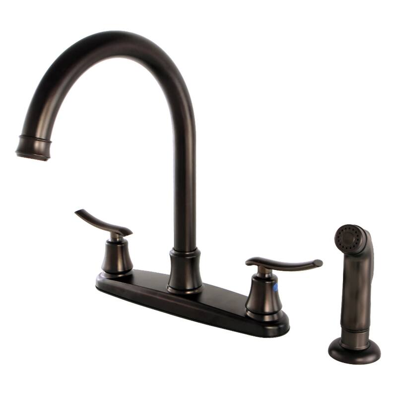 Kingston Brass Jamestown 1.8 GPM Standard Kitchen Faucet - Includes - Oil Rubbed Bronze