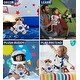 preview thumbnail 3 of 4, DolliBu Big Eyes Monkey Astronaut Plush Toy with Helmet and NASA Suit - 8 inches
