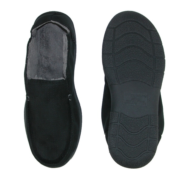 men's dearfoam wide width slippers