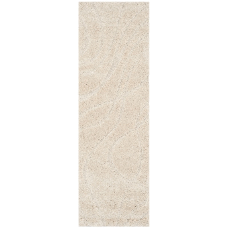 SAFAVIEH Florida Shag Sigtraud Abstract Waves 1.2-inch Thick Rug