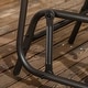 preview thumbnail 16 of 15, Outsunny Set of 2 Outdoor Glider Chairs, Porch & Patio Rockers for Deck with PE Rattan Seats, Steel Frames