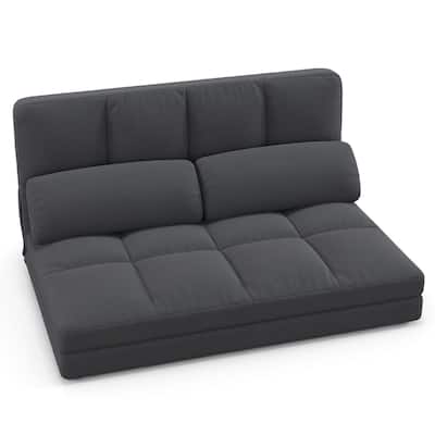 Costway Floor Sofa Bed with 2 Pillows 6 Positions Adjustable Backrest - See Details