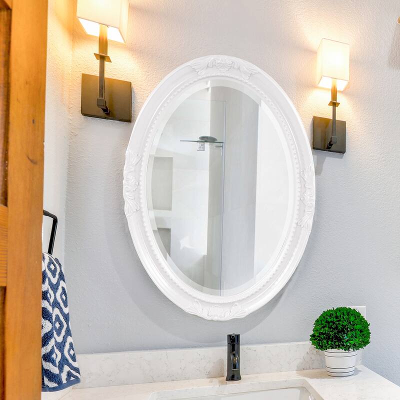 Allan Andrews Queen Ann Wood Framed Wall Mirror - 27.1/2 x 39.1/2" x 2.1/2""