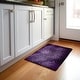 preview thumbnail 38 of 47, Premium Washable Super Soft Solid Imprints Mayfield Rug Purple - 1' 8" x 2' 6" - Rectangle