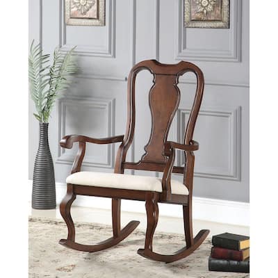 33" Rocking Chair with Cherry Wood Frame