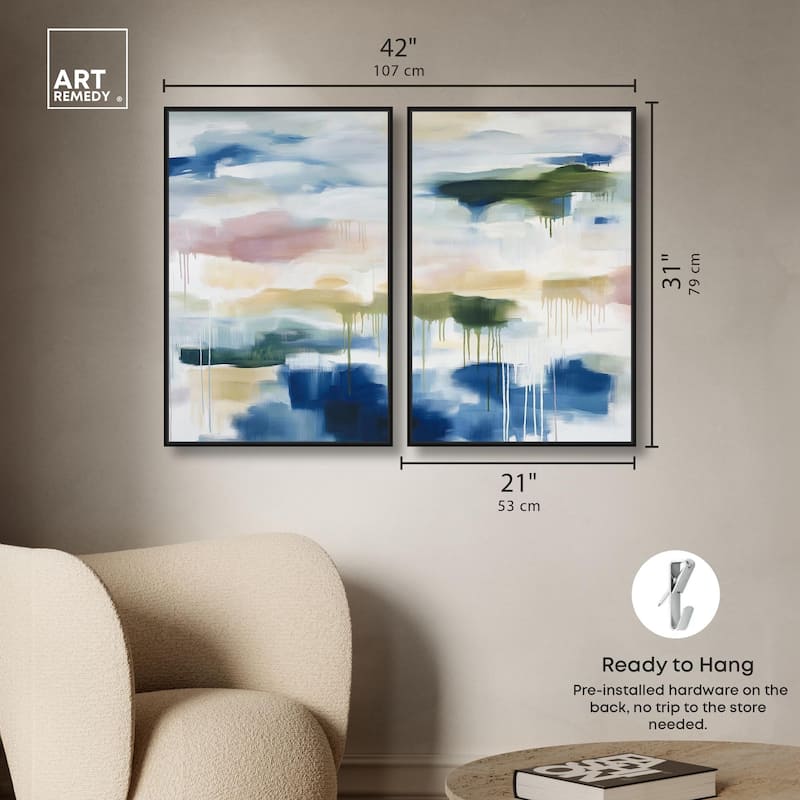 Kairos II Canvas Set of 2 by Art Remedy