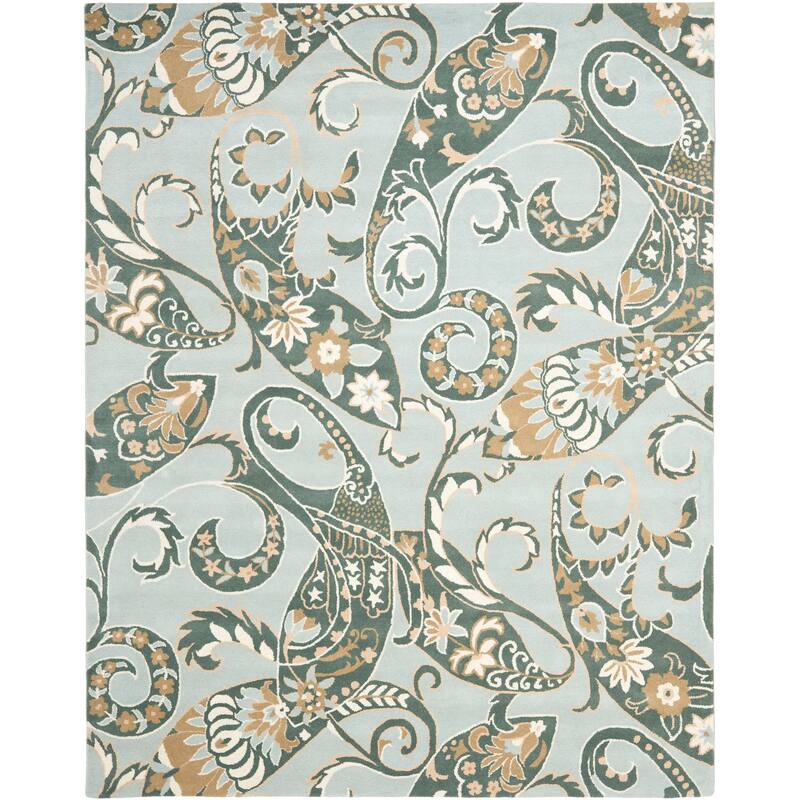 SAFAVIEH Handmade Wyndham Rosaleen Modern Wool Rug