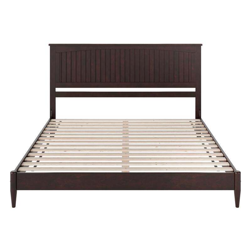 Naples Solid Wood Low Profile Platform Bed