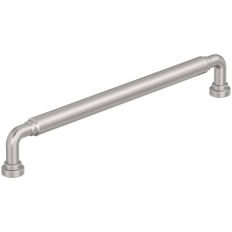 Amerock BP37666 Coble 8-13/16" Center to Center Smooth Handle Cabinet - Satin Nickel