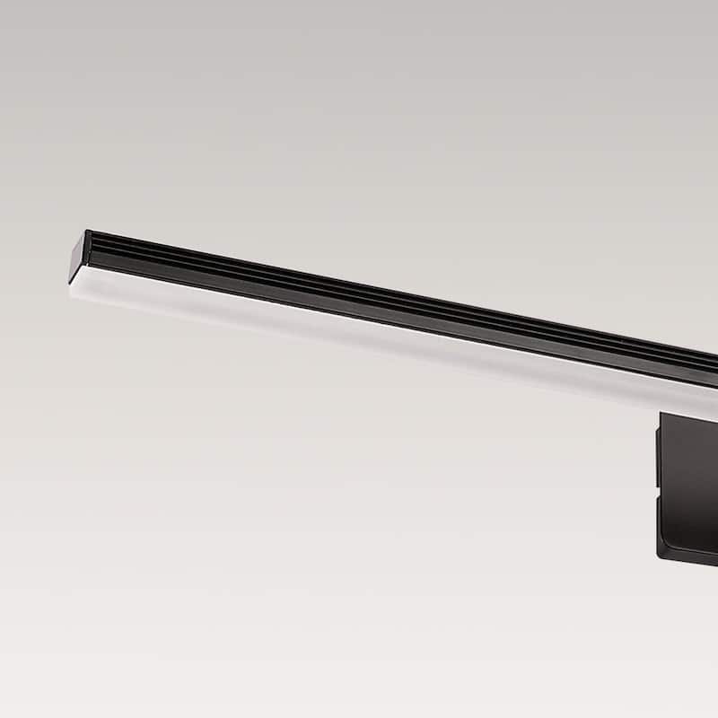 Modern Ribbed Bathroom Slim Vanity Light
