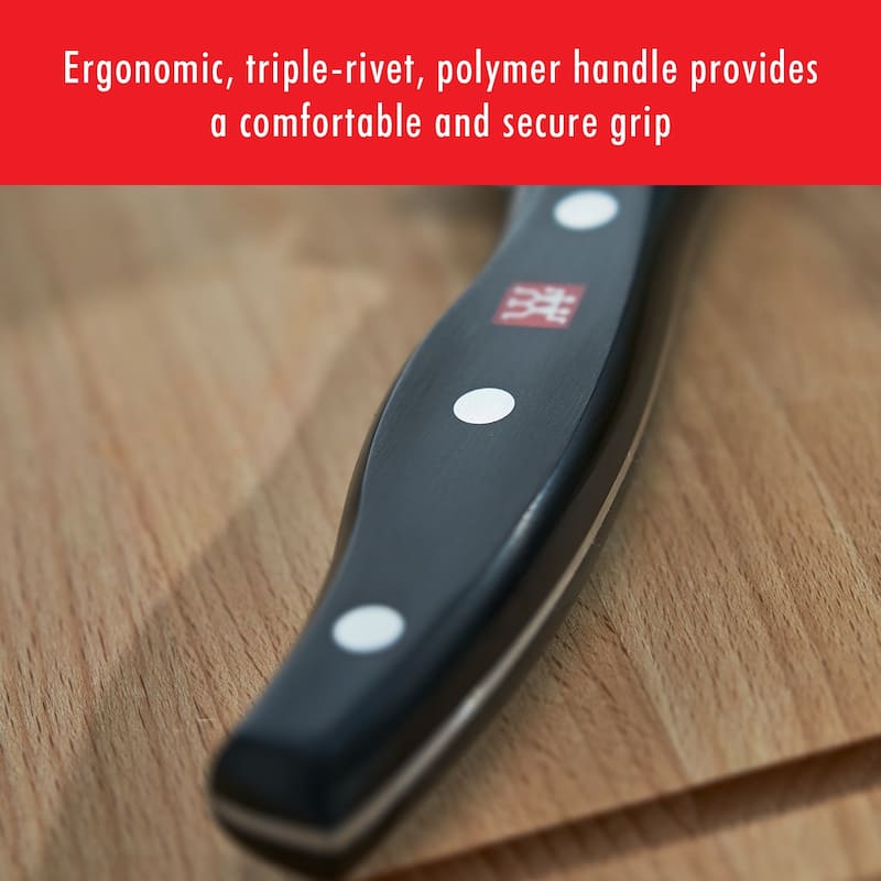 ZWILLING Twin Signature 19-pc German Knife block set, Made in Company-Owned German Factory, Special Formula Steel - Black