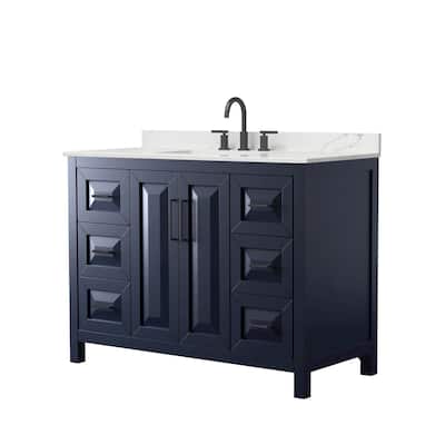 Wyndham Collection WCV252548S-QTZ-US3MXX Daria 48" Free Standing