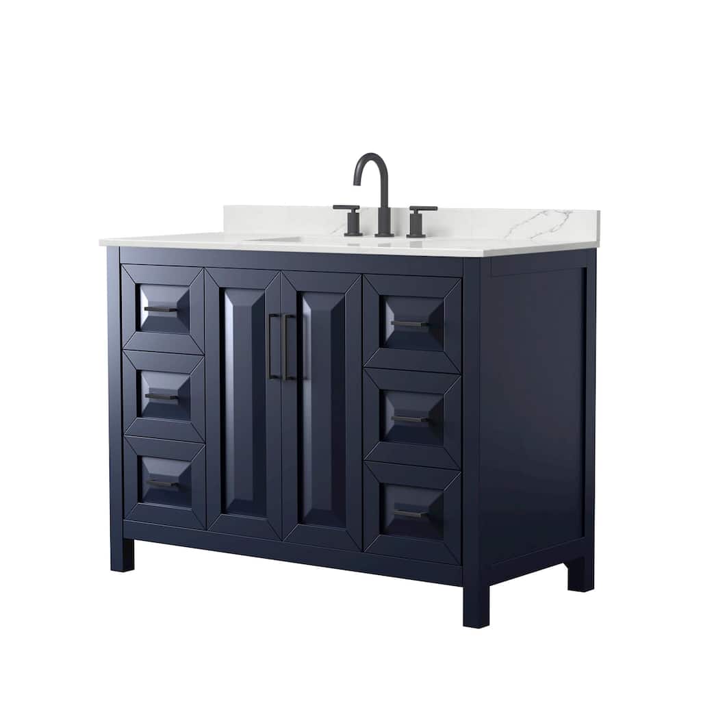 Wyndham Collection WCV252548S-QTZ-US3MXX Daria 48" Free Standing