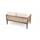 preview thumbnail 25 of 36, Christopher Knight Home Darla 4 Piece Outdoor Sleek Acacia Wood Seating Set with Water-Resistant Cushion