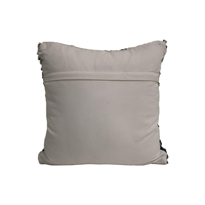 Home&Manor Trento Wool & Cotton Designer Throw Pillow