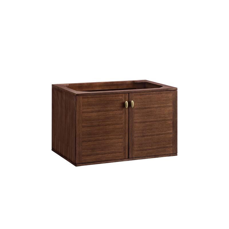 James Martin Vanities Amberly 36" Single Vanity, Mid-Century Walnut