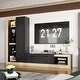preview thumbnail 6 of 17, Media Console Multi-Functional TV Stand Storage Unit with LED Lighting