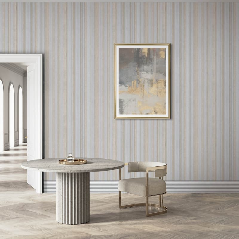Galerie Wallcoverings Air Collection Silk Wave Shimmer Textured Wallpaper Roll