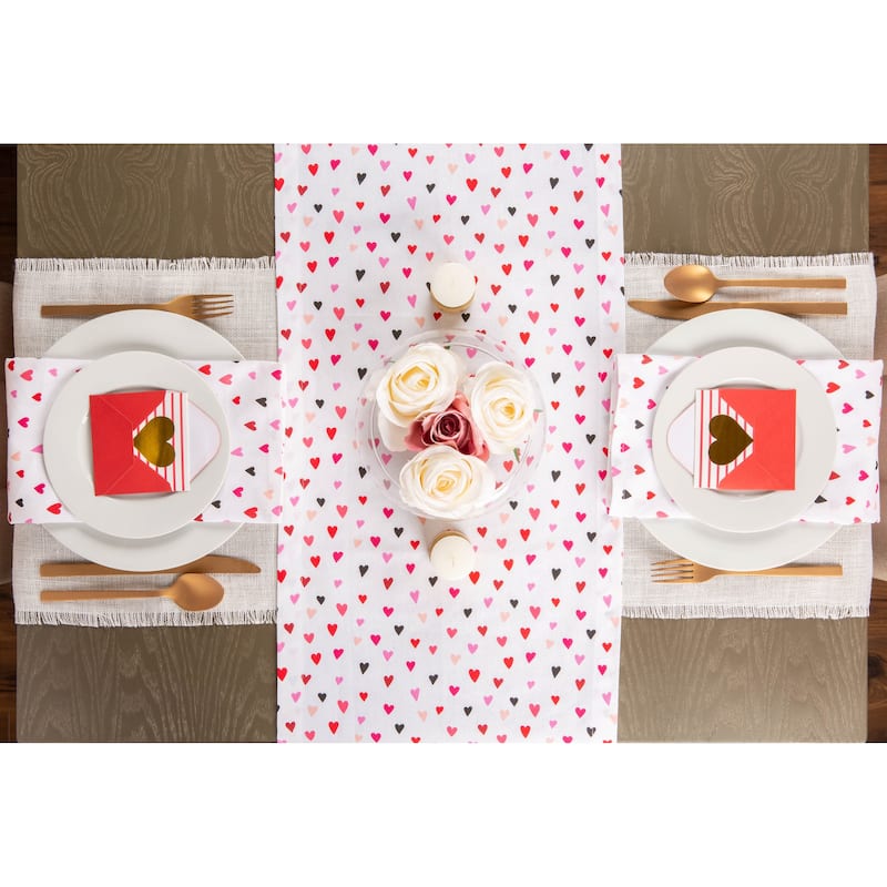 DII Valentines Day Print Napkin (Set of 6)