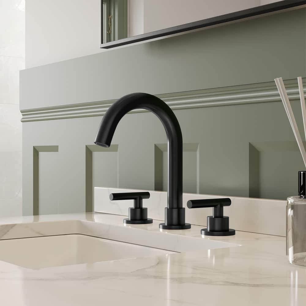 Widespread Bathroom Faucet 3 Hole, 2-Handle Bathroom Sink Faucet